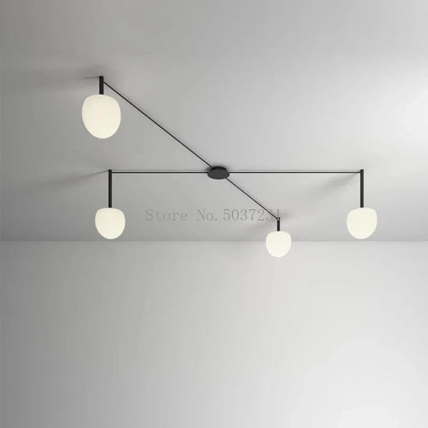 Plafonnier LED Suspendu Design Nordique Moderne Minimaliste Éclairage Artistique de Luxe | Marco Lucetti