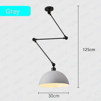 Plafonnier LED Suspendu Design Scandinave Moderne en Aluminium - Nordic Luxe | Marco Lucetti Couleur grise