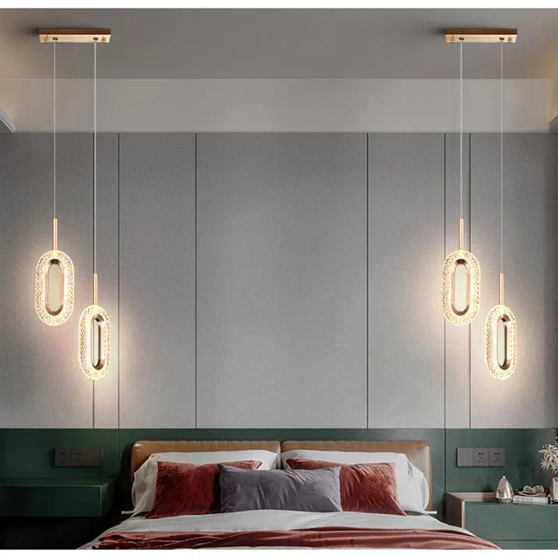 Plafonnier LED suspendu en acrylique au design contemporain | Marco Lucetti