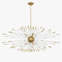 Lustre LED en cristal design moderne de luxe