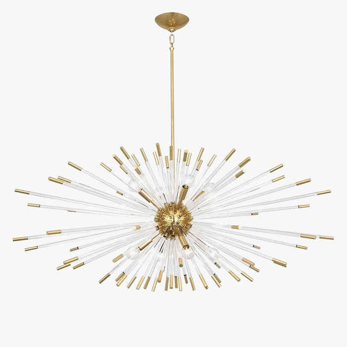 Lustre LED en cristal design moderne de luxe