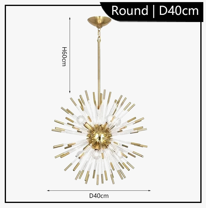 Lustre LED en cristal design moderne de luxe