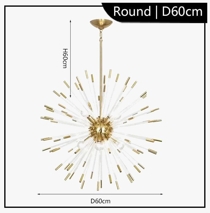 Lustre LED en cristal design moderne de luxe