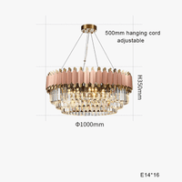 Plafonnier LED Suspendu en Cristal - Design Moderne pour Table à Manger | Marco Lucetti