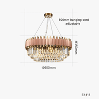 Plafonnier LED Suspendu en Cristal - Design Moderne pour Table à Manger | Marco Lucetti