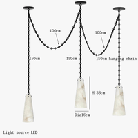 Plafonnier LED Suspendu en Marbre Sur-Mesure 2024 - Luxe Illuminé | Marco Lucetti