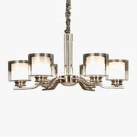 Plafonnier LED suspendu en métal nickel - Design moderne pour un luminaire décoratif intérieur | Marco Lucetti