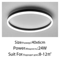 Plafonnier LED Suspendu - Luminia - Design Moderne - Décoratif d'Intérieur | Marco Lucetti C Rond 40cm / Intensité variable à distance