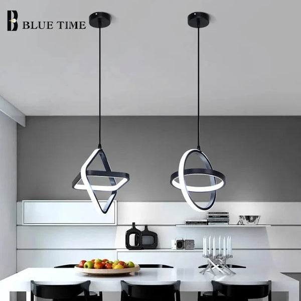 Plafonnier LED Suspendu Monochrome au Design Moderne et Épuré | Marco Lucetti