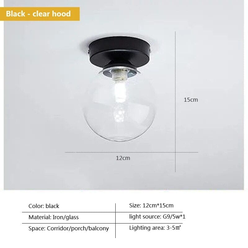 Plafonnier LED Transparent - Style Moderne | Marco Lucetti