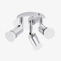 Plafonnier LED Tri-Spot Chromé. | Marco Lucetti
