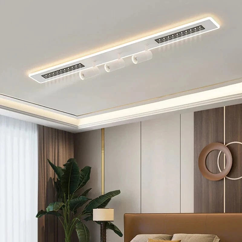 Plafonnier LED Triple Spot Longue Bande en Trois Couleurs | Marco Lucetti