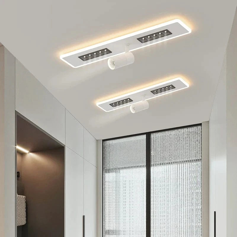 Plafonnier LED Triple Spot Longue Bande en Trois Couleurs | Marco Lucetti