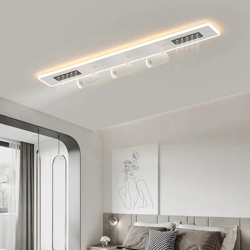 Plafonnier LED Triple Spot Longue Bande en Trois Couleurs | Marco Lucetti