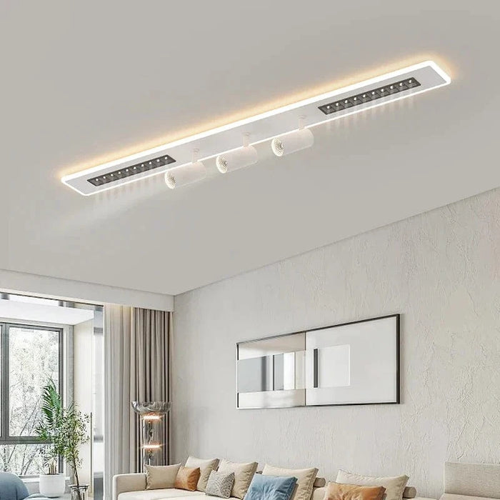 Plafonnier LED Triple Spot Longue Bande en Trois Couleurs | Marco Lucetti