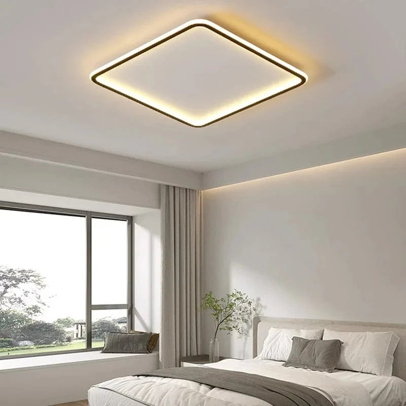 Plafonnier LED Ultra-Mince Design Moderne Intensité Réglable - Luminaire Décoratif de Luxe | Marco Lucetti
