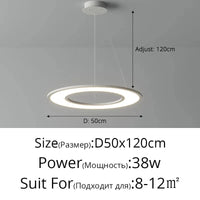 Plafonnier LED ultra-mince moderne pour éclairage intérieur décoratif | Marco Lucetti A 50cm blanc / Blanc naturel