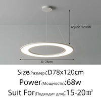 Plafonnier LED ultra-mince moderne pour éclairage intérieur décoratif | Marco Lucetti A Blanc 78cm / Blanc naturel