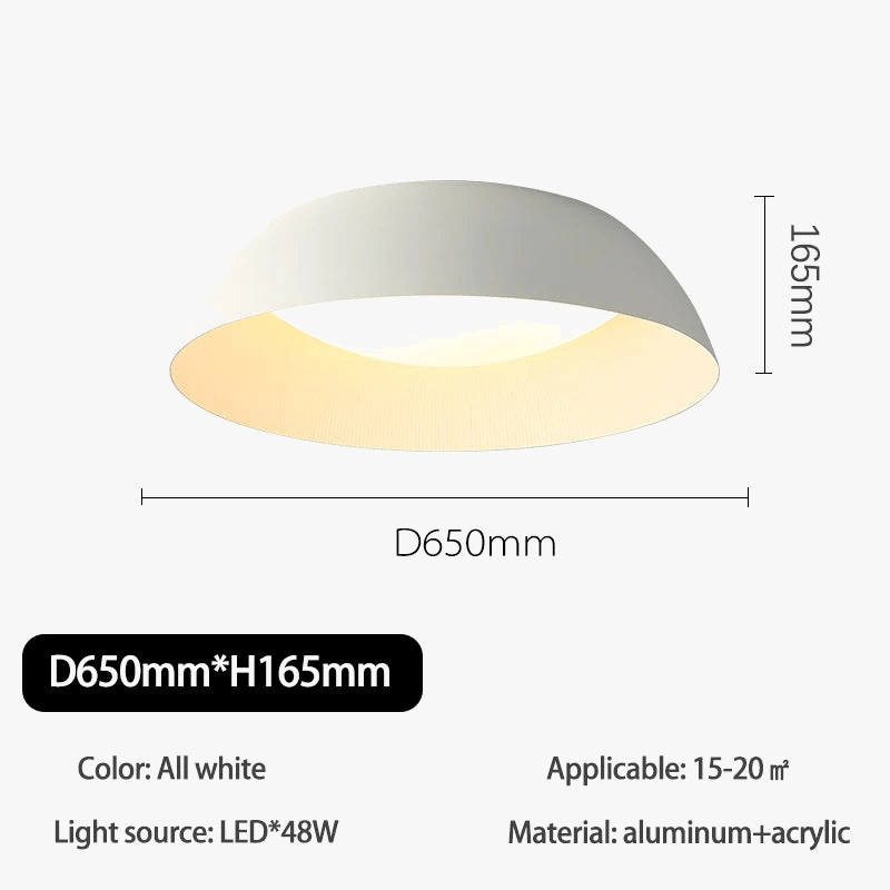 Plafonnier LED Ultra-mince pour un Style Moderne | Marco Lucetti