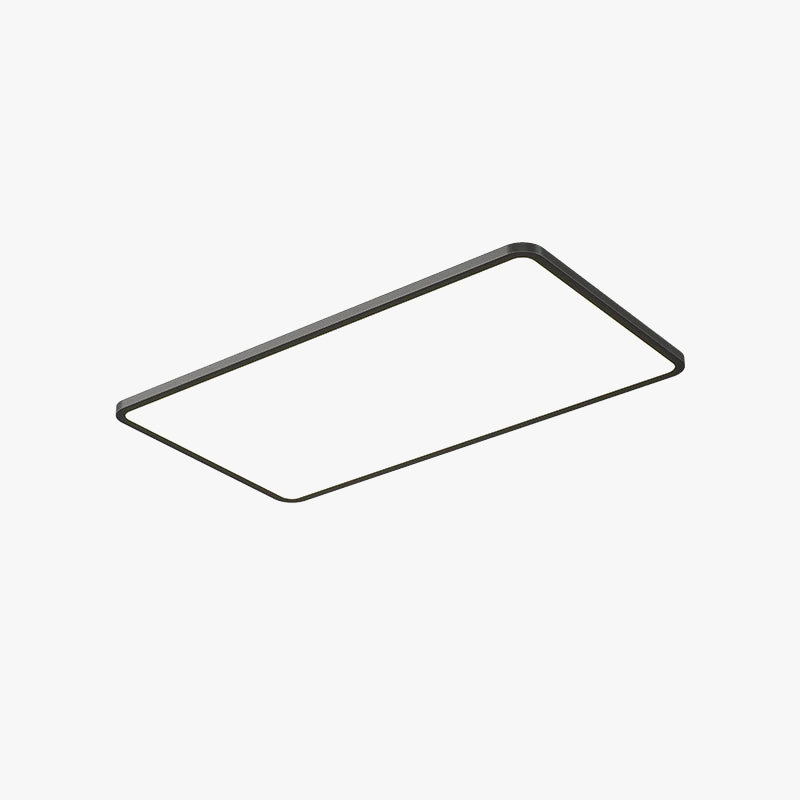 Plafonnier LED Ultra-mince Rectangulaire Minimaliste Scandinave Moderne en Acrylique