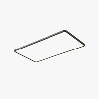 Plafonnier LED Ultra-mince Rectangulaire Minimaliste Scandinave Moderne en Acrylique | Marco Lucetti