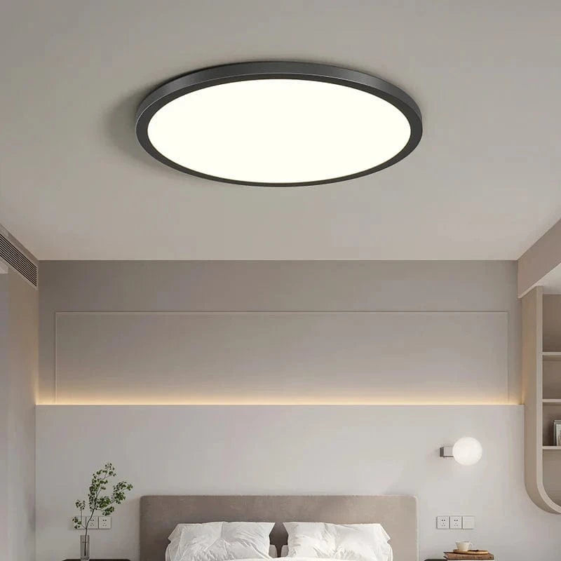 Plafonnier LED Ultra-mince Rectangulaire Minimaliste Scandinave Moderne en Acrylique | Marco Lucetti