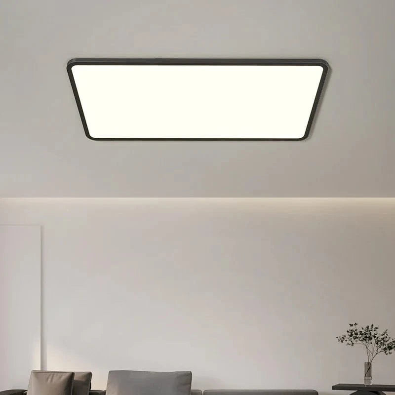 Plafonnier LED Ultra-mince Rectangulaire Minimaliste Scandinave Moderne en Acrylique | Marco Lucetti
