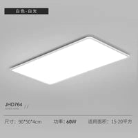 Plafonnier LED Ultra Slim Minimaliste Nordique | Marco Lucetti L90-L50cm / Lumière neutre 4000K