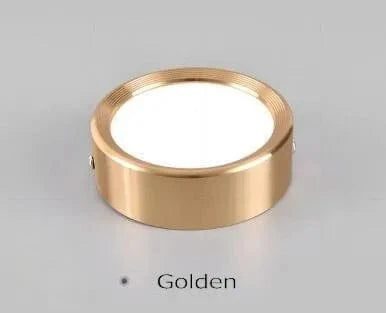 Plafonnier LED UltraSlim Surface Mount | Marco Lucetti Or / Blanc chaud / 3W