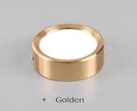 Plafonnier LED UltraSlim Surface Mount | Marco Lucetti Or / Blanc chaud / 3W