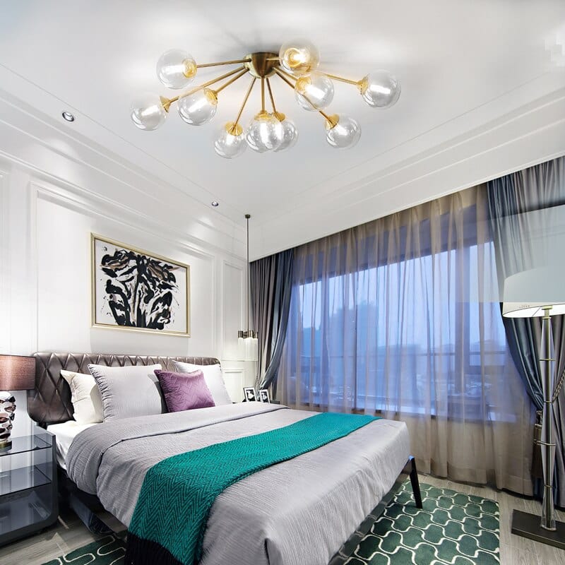 Plafonnier LED Vera en verre moderne | Marco Lucetti