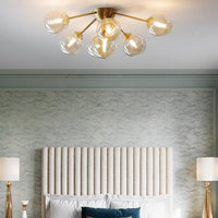 Plafonnier LED Vera en verre moderne | Marco Lucetti