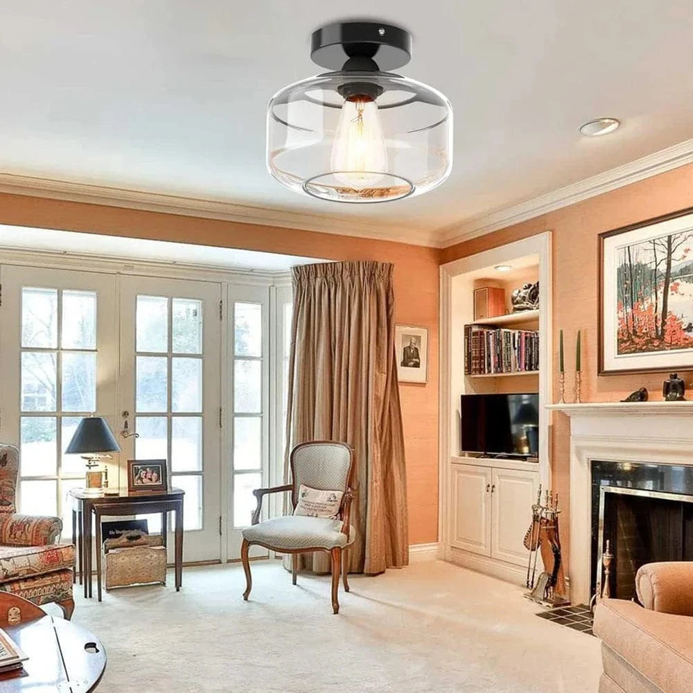 Plafonnier LED Verre Brillant | Marco Lucetti