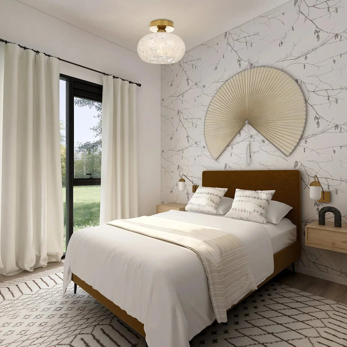 Plafonnier LED Verre intérieur Chambre/Salon | Marco Lucetti