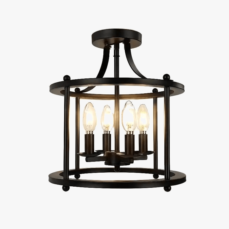 Plafonnier LED Vintage Industriel Américain - Multi-têtes | Marco Lucetti