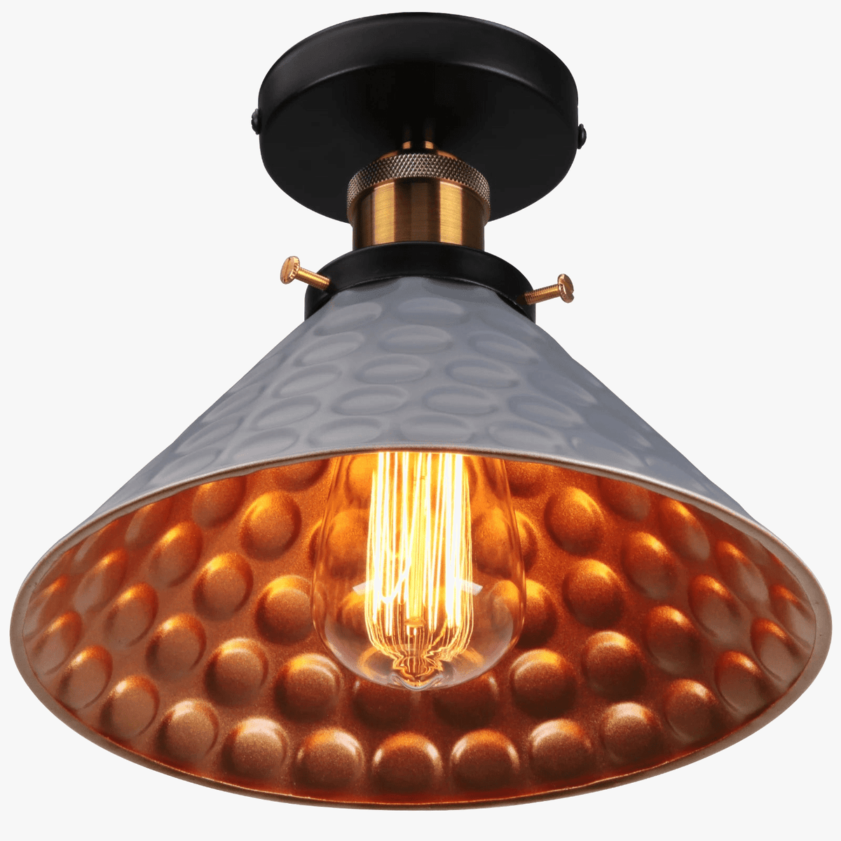 Plafonnier LED Vintage Moderne en Métal | Marco Lucetti