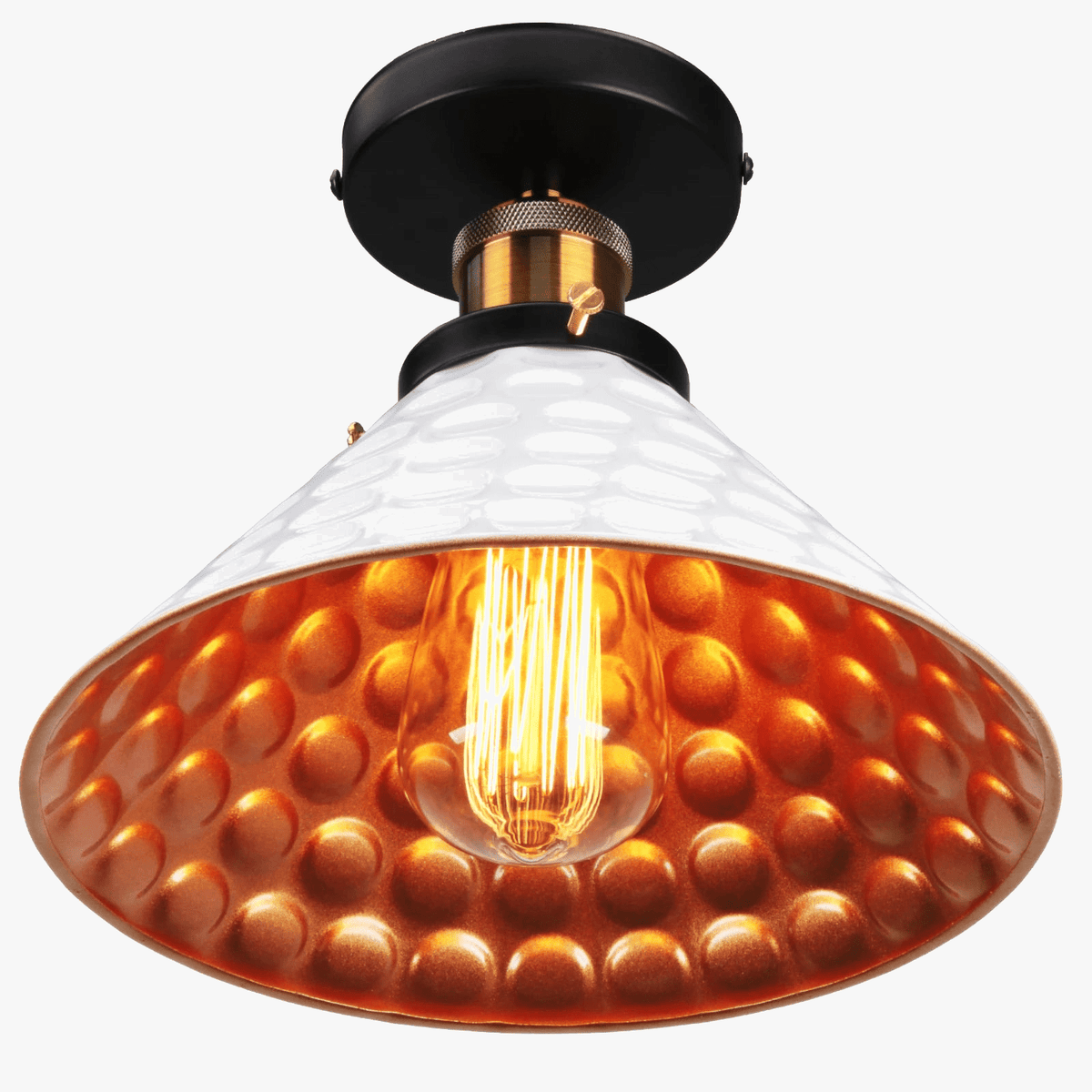 Plafonnier LED Vintage Moderne en Métal | Marco Lucetti