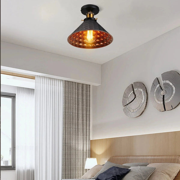 Plafonnier LED Vintage Moderne en Métal | Marco Lucetti