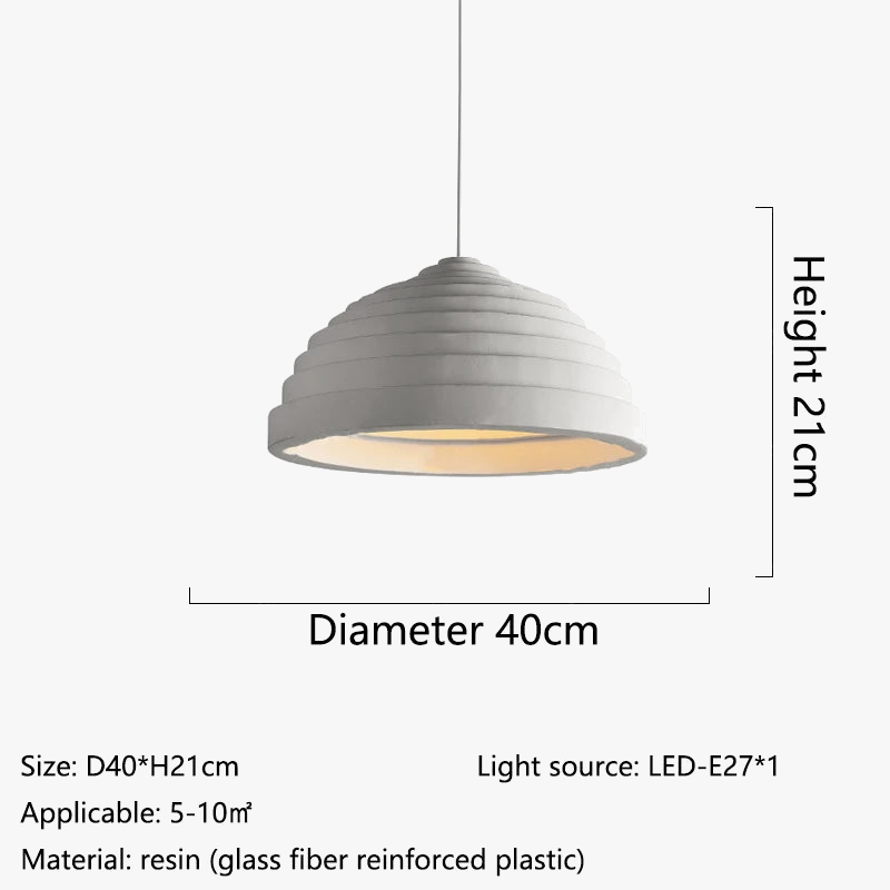 Suspension Led | Design Nordique Wabi-Sabi