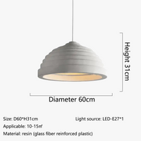 Suspension Led | Design Nordique Wabi-Sabi