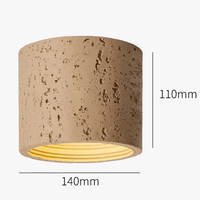 Plafonnier LED Wabi-Sabi Style en résine pour salon chambre allée couloir entrée | Marco Lucetti