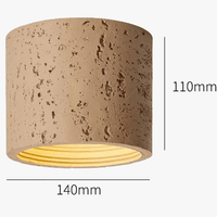 Plafonnier LED Wabi-Sabi Style en résine pour salon chambre allée couloir entrée | Marco Lucetti