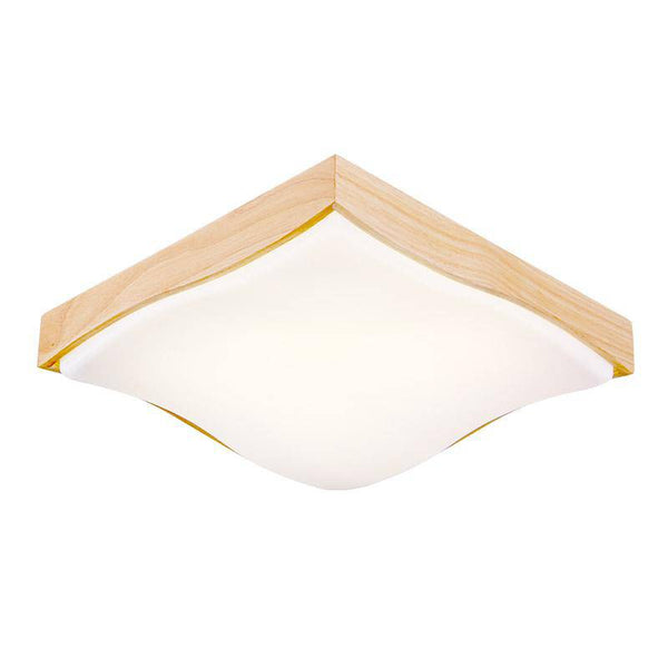 Plafonnier LED WaveWood_square. | Marco Lucetti