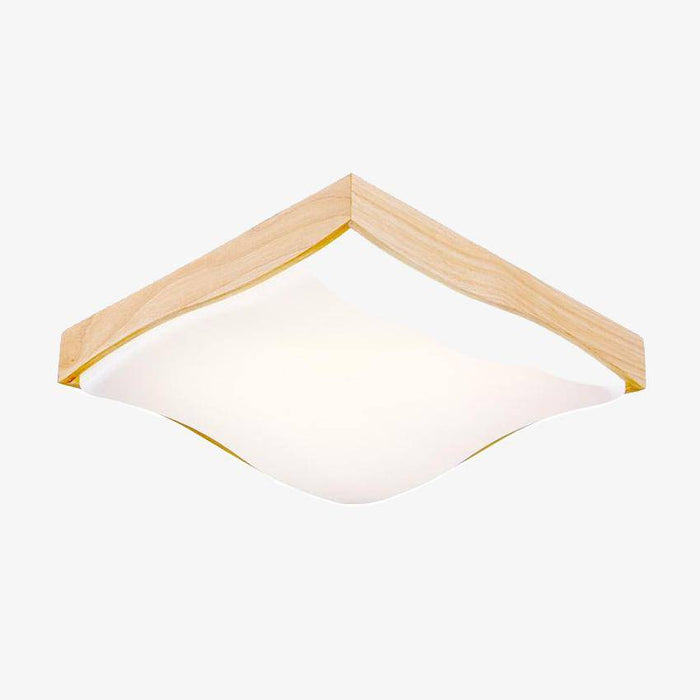 Plafonnier LED WaveWood_square. | Marco Lucetti