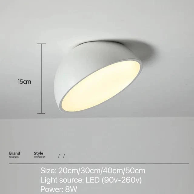 Plafonnier Loft Nordic LED Télécommandé | Marco Lucetti Blanc / 20 cm / Télécommande