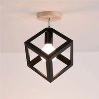 Plafonnier Loft Nordique LED USA | Marco Lucetti A style noir sans ampoule