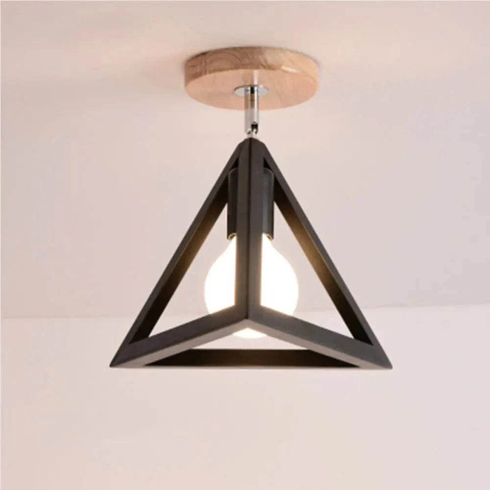 Plafonnier Loft Nordique LED USA | Marco Lucetti Style B noir sans ampoule