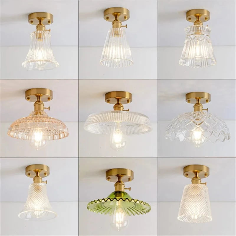 Plafonnier Loft Vintage en verre nordique - Moderne et Rétro | Marco Lucetti