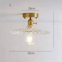 Plafonnier Loft Vintage en verre nordique - Moderne et Rétro | Marco Lucetti L