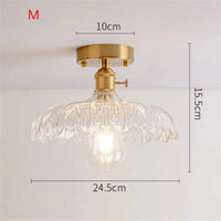 Plafonnier Loft Vintage en verre nordique - Moderne et Rétro | Marco Lucetti M